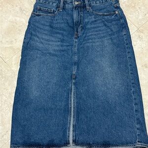 Old Navy Blue Denim Skirt